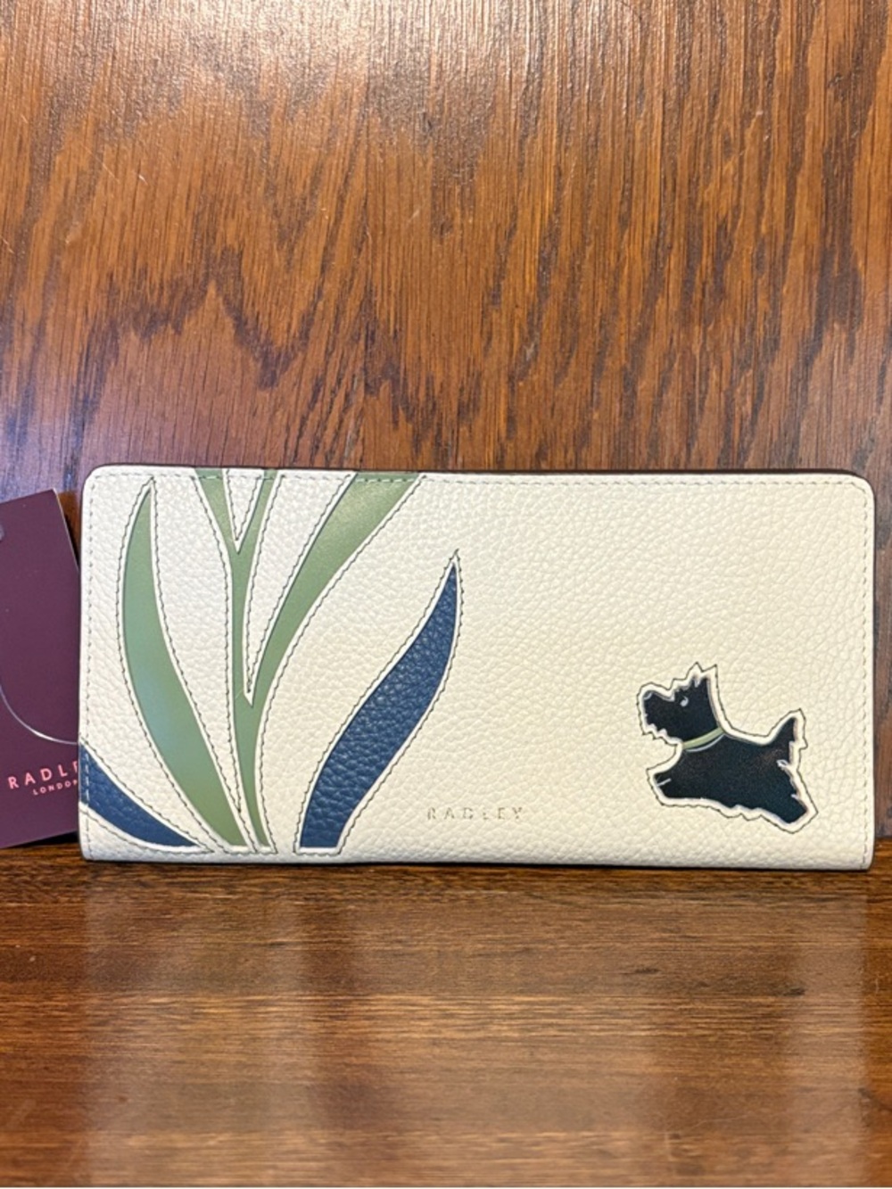 NWT-Radley London-Among the Trees🌿Large Bifold Wallet-Salt-$148